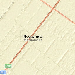 Heniches’kyy Rayon Street Map