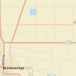 733 5th Street North, Breckenridge, MN Street Map