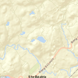 Sainte-Béatrix Street Map