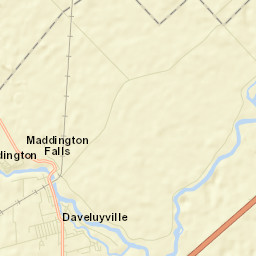 Daveluyville Street Map