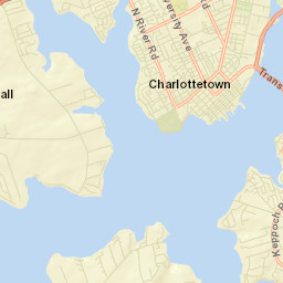 Charlottetown Street Map