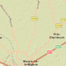 Mauzé-sur-le-Mignon Street Map