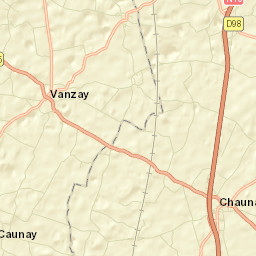 Chaunay Street Map