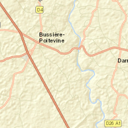 Bussière-Poitevine Street Map