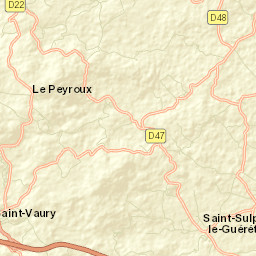 Saint-Sulpice-le-Guérétois Street Map