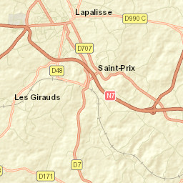 Lapalisse Street Map