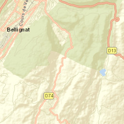 Bellignat Street Map