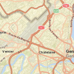 Meyrin Street Map