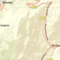 Boëge Street Map