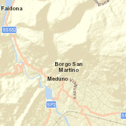 Meduno Street Map
