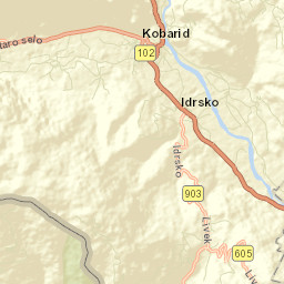 Kobarid Street Map