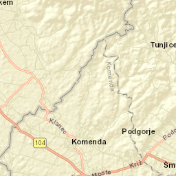 Komenda Street Map