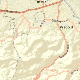 Prebold Street Map