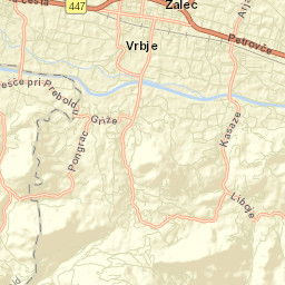 Žalec Street Map
