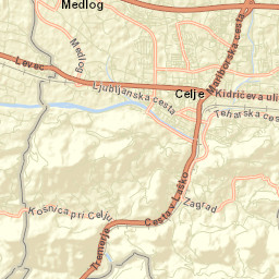 Celje Street Map