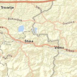 Ljubečna Street Map