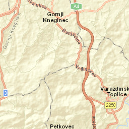 Gornji Kneginec Street Map