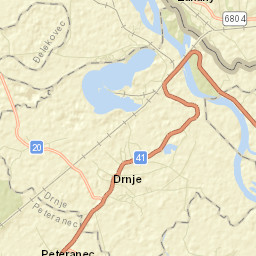 Drnje Street Map
