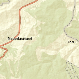 Mecseknádasd Street Map