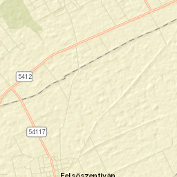 Felsőszentiván Street Map