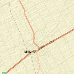 Mélykút Street Map