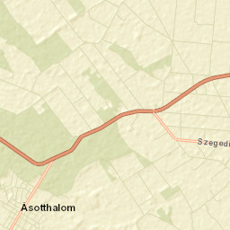 Ásotthalom Street Map