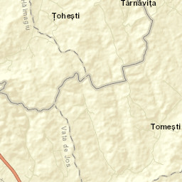 Comuna Tomeşti Street Map