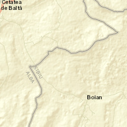 Cetatea de Baltă Street Map