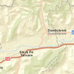 Dumbrăveni Street Map
