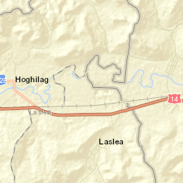 Comuna Hoghilag Street Map