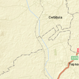 Comuna Tuşnad Street Map
