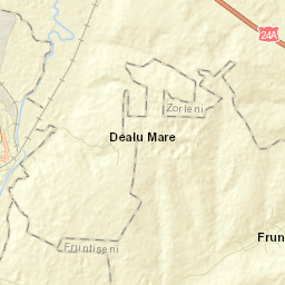 Fruntișeni Street Map