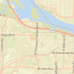 West Pasco Street Map