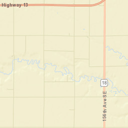 15416-15492 ND-13 Wyndmere ND Street Map