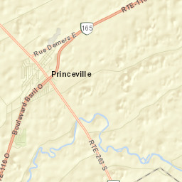 Princeville Street Map