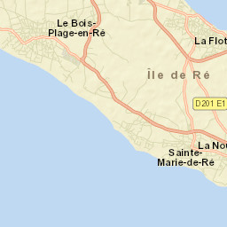 Le Bois-Plage-en-Ré Street Map