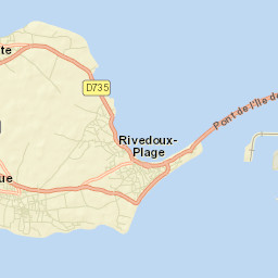 Rivedoux-Plage Street Map