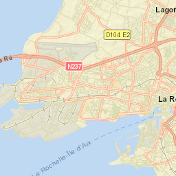 La Rochelle Street Map