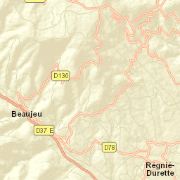 Beaujeu Street Map