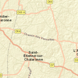 Saint-Étienne-sur-Chalaronne Street Map
