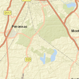 Péronnas Street Map