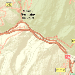 Châtillon-en-Michaille Street Map