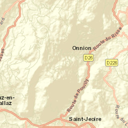 Saint-Jeoire Street Map