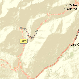 Les Gets Street Map