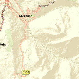 Morzine Street Map