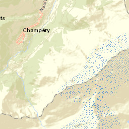 Champéry Street Map