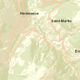 Hérémence Street Map