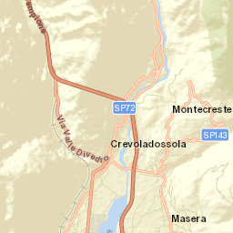Montecrestese Street Map