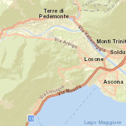 Verscio Street Map