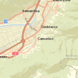 Bellinzona Street Map